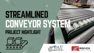 ➡️How We Created a Streamlined Conveyor System for an Modern Industrial Facility 🏭