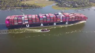 Cargo Ship Underway