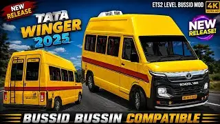 🤩Tata Winger 2025 School Van Bussid Mod Download | Bus Simulator Indonesia Mod | Bussid Update