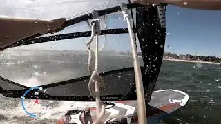 session windsurf windy and choppy en fanatic jag &agrave; la Baule [gopro hero 8 black]