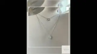 Double the Protection: Hamsa Hand and Evil Eye Necklace
