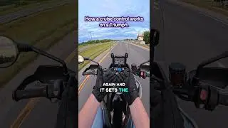 Как работает круиз-контроль на Triumph Tiger 900.