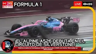 Alpine prueba su monoplaza A526 de F&oacute;rmula 1 2026 con motor Mercedes en Silverstone