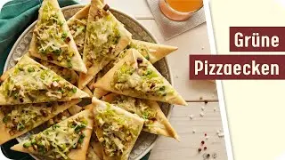 Gr&uuml;ne Knusper-Pizzaecken
