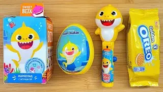 Paw Patrol + Baby Shark Toys | Egg Surprise ASMR Candy Unwrapping