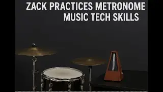 Drum Lessons with Kish | Zack Practices Metronome & Learns Music Tech Skills