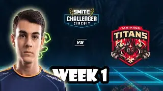 Highlights EU Smite Challenger Circuit Week 1: TITAN vs MAMBO