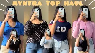 *HUGE* MYNTRA TOPS HAUL😍|| Waistcoat, fitted tops|| 22 MUST HAVE TOPS 🎀||SUMMER CLOTHES TRY ON HAUL💕