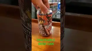 Geocachings first ever trackable Beer Can.
