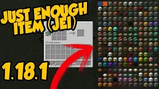[MOD 1.18.1] 📕📃 JUST ENOUGH ITEM (JEI) | Saber las recetas y los usos no fue tan facil 📃📕