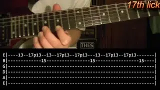 Ride The Lightning Guitar Solo Lesson - Metallica (with tabs)