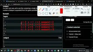 A. Suspension || Codeforces Round 1067 (Div. 2) || CP in Bangla || Java solution