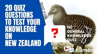 New Zealand General Knowledge Quiz - 20 Questions #NZQUIZ No.2100 #Kūmēra​