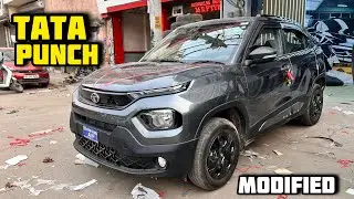 2025 TATA PUNCH BASE TO TOP MODIFICATION✅TATA PUNCH MODIFIED UNDER ₹50K😱BASE MODEL✅
