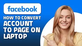 Как преобразовать аккаунт Facebook в страницу на ноутбуке! (Быстро и просто)