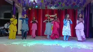 jawahar navodaya vidyalaya Maharaj ganj farewell party dance by girls 2024