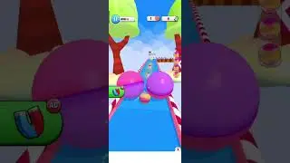 Candy ball run soothing gameplay  