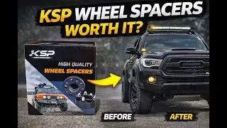 KSP Wheel Spacers Install | Before & After Stance Upgrade (Tacoma 3rd Gen)
