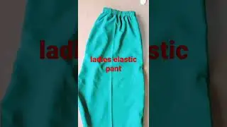 ladies elastic pant