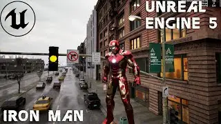 UNREAL ENGINE 5 - IRON MAN 4K Cinematic Graphic