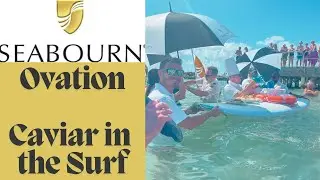 Seabourn Ovation &ndash; Caviar in the Surf at Carambola Beach, St Kitts!