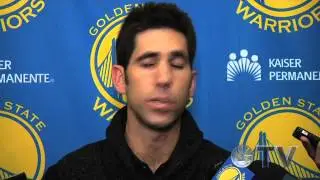 Bob Myers and Andrew Bogut: 10/25/13