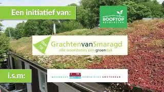 Aanpak woonboten vergroenen met een groen duurzaam dak