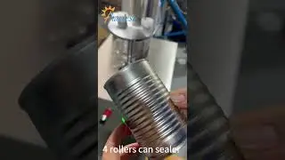 4 Roller Can Sealer  #machine, Semi Automatic Can Seaming Machine , Can Closer  #factory