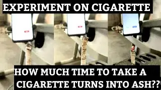 EXPERIMENT ON CIGARETTE | American club cigarette