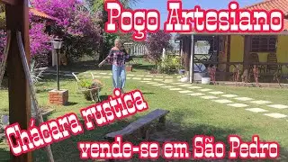 ✅VENDIDA✅CHÁCARA RÚSTICA/COM POÇO ARTESIANO/PORTEIRA FECHADA/ UM SONHO/ VENDE-SE EM SÃO PEDRO(SP)
