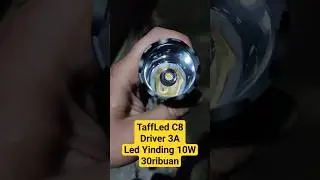 Senter taffled c8 pake led Yinding 10w lumayan