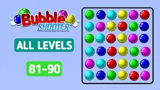 Bubble Shooter All Levels Walkthrough (Part 9) | No Booster Challenge