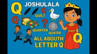 ABC Letter Q for Kids | Phonics, Q Words Game & Pictures | Learn with Joshulala