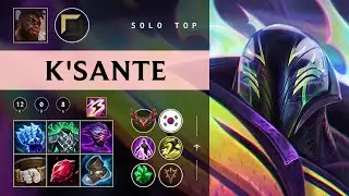 K'Sante Top vs Malphite - KR Grandmaster Patch 26.01