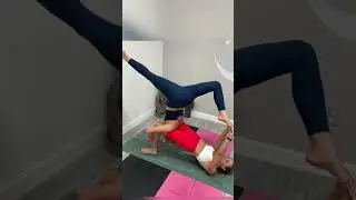 Acroyoga class. #acrogirls #acroyoga #acro #acrobatics #girls #yoga #yogateacher #yogaclass #viral