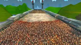 BRDIGE LAST STAND (10000 Modern Soldiers vs 3 Millions Zombies) - Ultimate Epic Battle Simulator 2
