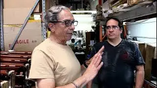 Al Bane visits The Leather Machine Company.  A Walking Tour.
