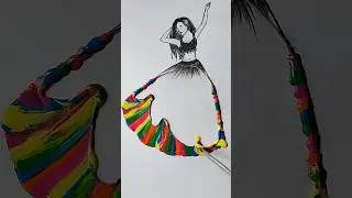 Thread painting #shorts #shortsfeed #creative #art