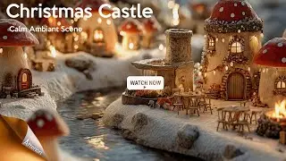 Magical Christmas Mushroom Village Calm Music for Relaxing, Studying and Sleep
