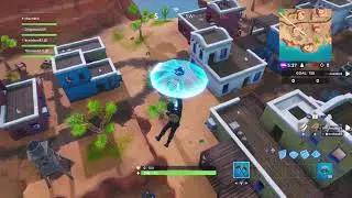 Fortnite Fortbyte  #16 found in house with too many chairs in a Desert