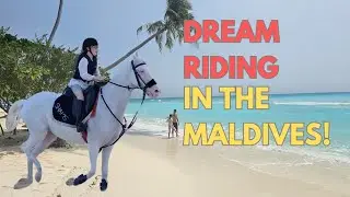 Horse Riding on the Beach on Holiday