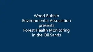 WBEA Presentation 2019 - Forest Health Monitoring in the Oil Sands