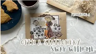 Open a stationery swap letter with me - penpal - cute/aesthetic - asmr and lofi, no talking 👩🏼&zwj;🎨🌿