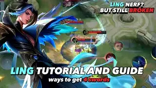 TUTORIAL LING !! CARA PAKE ULTIMATE LING DENGAN BENAR !! WAYS TO GET 4 SWORDS !! - MLBB