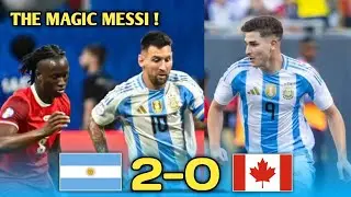 Argentina vs Canada 2-0 | Alvarez Score Open Goal | Extended Highlights & All Goals 2024