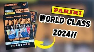 Panini World Class 2024 Sticker Booster Box Opening!! Celebrating The Fifa Legacy
