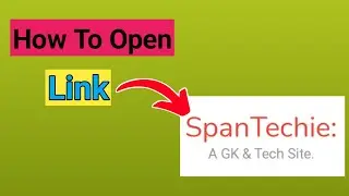 How To open span techie link||span techie ka link kese open karte hai||how to open span techie link