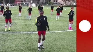 Metz football club share unusual training technique with the world