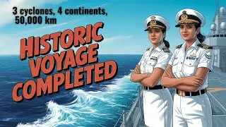 3 cyclones, 4 continents, 50,000 km: How 2 Indian Navy women officers completed historic voyage