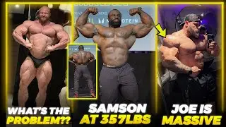 Samson Dauda Guest Posing at CRAZY 357LBS! + James Hollingshead LEAN at 300LBS + Jo Palacios is HUGE